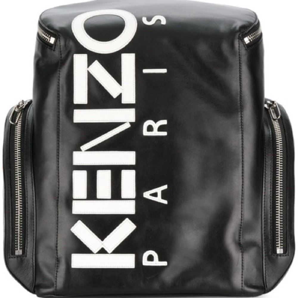 Kenzo Signature Leather Backpack